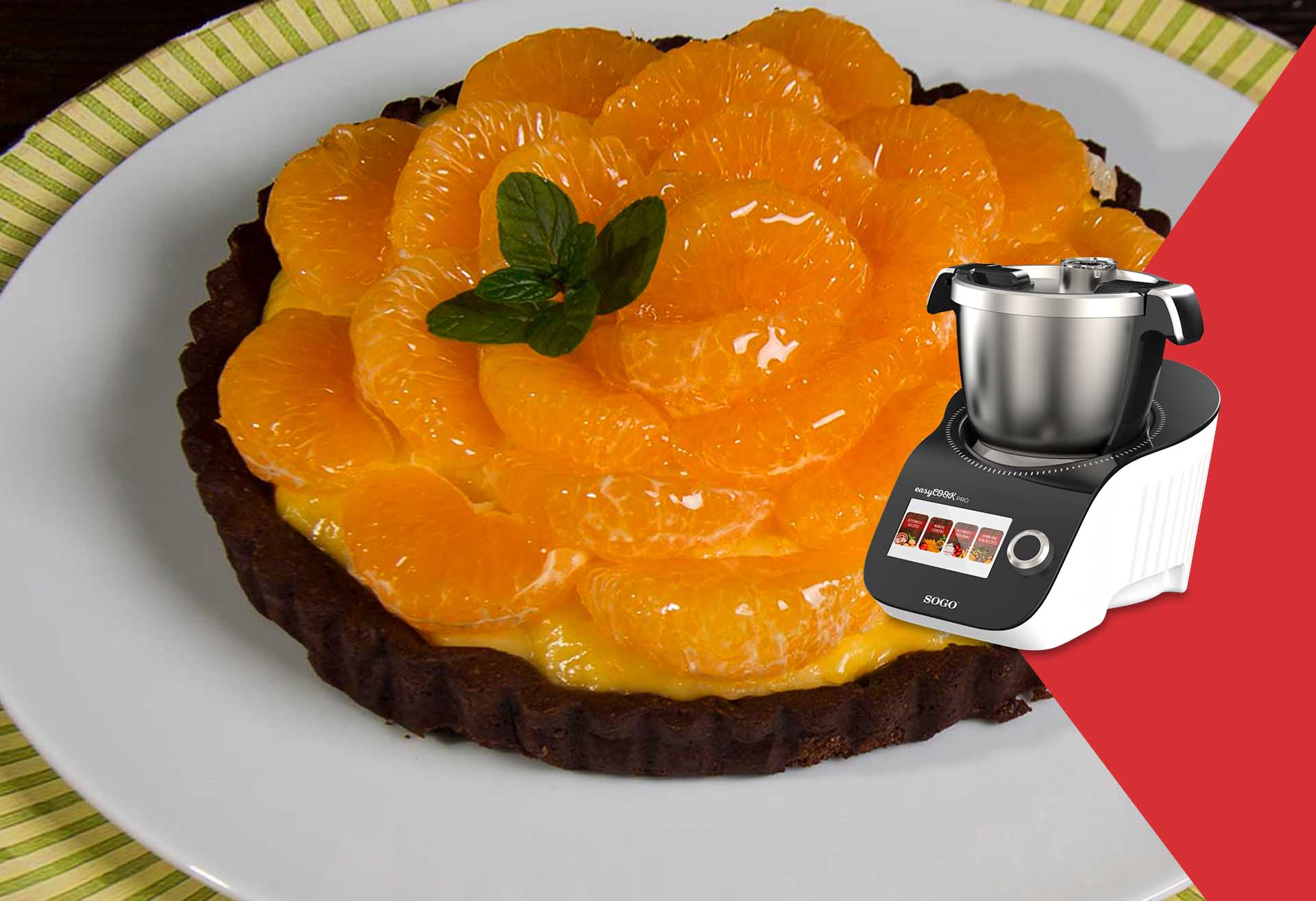 Pastel de mandarina con Robot de cocina SS-14565 - Blog de Sogo Store